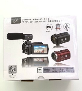 JOYEUX JOY-4KDVCAM-SETRD レッド ４Kデジタルマルチムービーカメラ セット