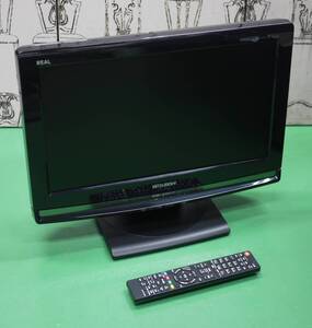 希少 美品 三菱 19V型 ハイビジョン 液晶 テレビ LCD-19ATL40 2010年 REAL DIAMOND Engine VIII おすすめ音量 オートターン オートチルト