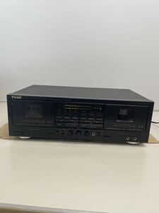 TEAC ティアック W-580R オートリバース ダブルカセットデッキ オーディオ 中古 再生動作OK 音出し確認済み