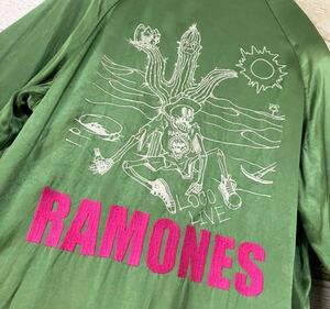 1円スタート最落無！希少！Hysteric Glamour × RAMONES スカジャン 緑