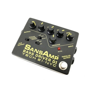 TECH21 SANSAMP Bass Driver DI 定番ベースプリアンプ 音響機材 ジャンク O8956460