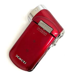 SH★ 1円スタート SANYO サンヨー Xacti デジタルムービーカメラ DMX-CG100 2010年製 中古 通電OK 現状渡し 取説付き