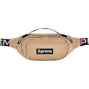 即決 supreme 18ss waist bag TAN ベージュ ウエストバッグ