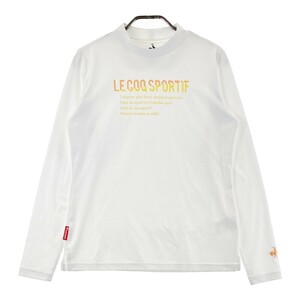 LECOQ GOLF ルコックゴルフ 2022年モデル ハイネック 長袖Tシャツ ホワイト系 L [240101248774] ゴルフウェア レディース