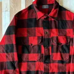 50s PENDLETON ブロックチェック ウールジャケット L マッキノー