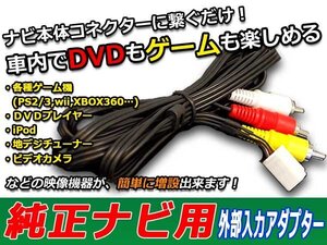 メール便送料無料 VTR アダプター 入力 日産 HC307-A 2007年モデル カーナビ DVDプレーヤー 外部機器再生