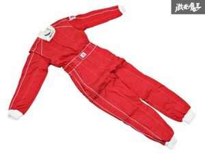 T●新品 NOMEX Sサイズ レーシングスーツ つなぎ 作業着 レッド 赤