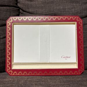 Cartier カルティエ 卓上メモホルダー メモ帳 