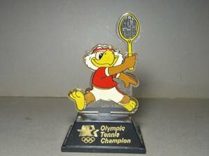 ※欠損有 1984年 ロサンゼルスオリンピックマスコット イーグルサム トロフィー テニス