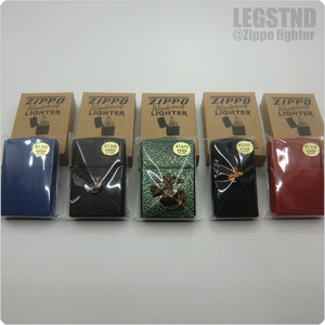 廃盤 Crackle ＆ Vintage Overlay 5 Color U.S.Military Zippo Set (5 PCS) アメリカ軍徽章 クラックル ＆ オーバーレイ 5色組 5個セット 2