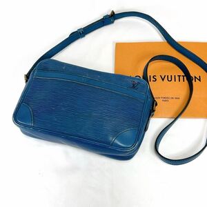 ルイヴィトン　エピレザー　トロカデロ24 トロカデロ23 LOUIS VUITTON ショルダーバッグ 斜め掛け トレドブルー