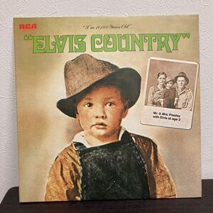  LP レコード　 ELVIS COUNTRY エルヴィス　プレスリー　知りたくないの　SHP-6182