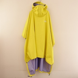 【未使用】ザノースフェイス THE NORTH FACE *Raintex Poncho レインポンチョ*Mコートイエロー(jk33-2410-522)【61K42】