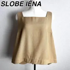 SLOBE IENA  スローブイエナ　リネンライク2WAYブラウス　ベージュ