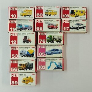 mK902a [難あり] TOMY トミカ 赤ロゴ 56 日野ブルドーザー運搬車 76 三菱ふそう 動物運搬車 パンダ 他 | ミニカー H