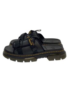 Dr.Martens◆AYCE スライドサンダル/US9/BLK/レザー/31530001