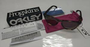 ★未使用★オークリー★OAKLEY★FROGSKINS RANGE(A)★フロッグスキンレンジ★928407★正規品★PRIZM TUNGSTEN【プリズム】アジアンフィット