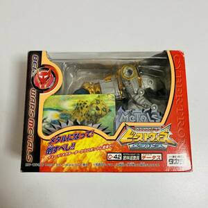 【中古品】トランスフォーマー ビーストウォーズ メタルス C-42 密林巡査員 メタルスチータス フィギュア ロボット タカラ 当時物