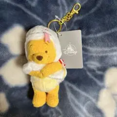 2024年　干支　ま巳年　プーさん　ETO POOH ぬいぐるみキーホルダー　白