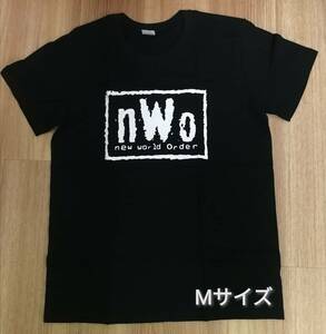 【新品】Mサイズ　nWo プロレスTシャツ ブラック　新日本プロレス 蝶野正洋 武藤敬司 天山広吉 ヒロ斉藤 狼軍団 ｗｃｗ wwe