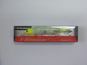 メガバス Ｘ-80 MAGNUM＋1 #10 GP SPARKLING CHART HEAD