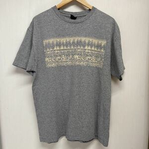 【STUSSY ステューシー】半袖Tシャツ メキシコ製 L グレー コットン ラスタトムトム 2405oki M