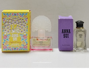 アナスイ ミニ香水 4ml 2点セット◆フライトオブファンシー★アナ スイ(ANNASUI ボトル FLIGHT OF FANCY EDT オード トワレ 瓶 ANN ASUI