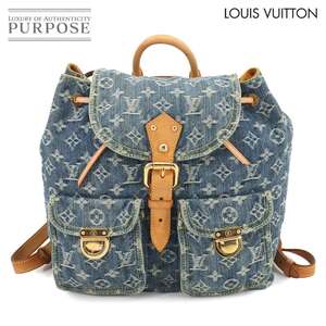 ルイ ヴィトン LOUIS VUITTON モノグラム デニム サック アド GM バックパック リュックサック ブルー M95056 Sac A Dos GM 90239364