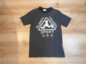 90s USA製 PLENTY TOUGH SPORT ヴィンテージプリントＴシャツ 