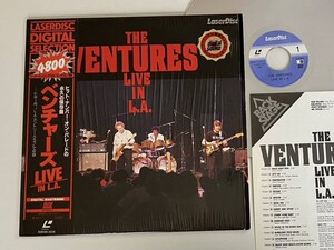 【シュリンク付】ベンチャーズ THE VENTURES / LIVE IN L.A. 帯付LD SM048-3236 81年ライヴWalk Don