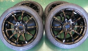 鍛造 RAYS CE28N 塗装後未使用 軽量 レイズ ボルクレーシング FORGED 17インチ 7.5J 114.3 5H 215/45R17 アルテッツア インテグラ