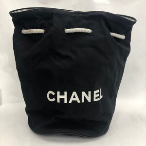 CHANEL シャネル ノベルティ 巾着 黒 【CLABC045】