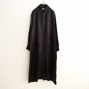 //コムデギャルソン COMME des GARCONS *スタッフコート*Sロング黒ブラック薄手ライトアウター(jk33-2312-649)【80A42】