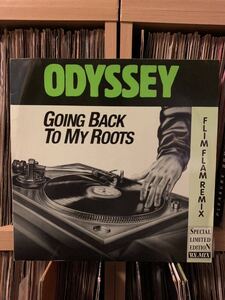 ★ジャケカッコいい 名盤！★Odyssey / Going Back To My Roots ★Flim Flam Remix！★ LAMONT DOZIER名曲カバー オデッセイ 12inch