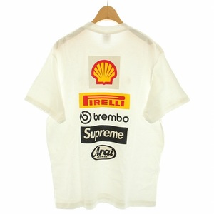 シュプリーム SUPREME Ducati 24SS Logos Tee ロゴTシャツ カットソー 半袖 クルーネック プリント M 白 ホワイト ■GY12 メンズ