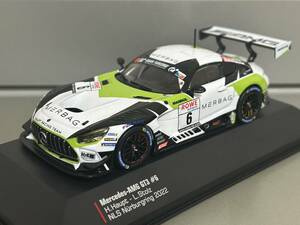 1/43 Haupt Racing Team特注　AMG GT3 Evo #6 NLS NRBURGRING 2022 ixoモデル製