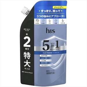 まとめ得 ｈ＆ｓ ５ｉｎ１ クールクレンズ シャンプー つめかえ特大サイズ Ｐ＆Ｇ シャンプー x [5個] /h