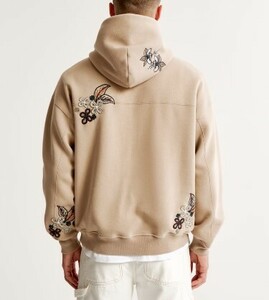 2024ss 新作!!　US限定　日本未発売 Abercrombie & Fitch Essential Popover Hoodiee　　ロサンゼルスから本物をお届け!!