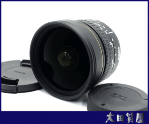 16)質屋☆SIGMA シグマ 8mm F3.5 EX DG CIRCULAR FISHEYE フルサイズ対応 魚眼レンズ ニコンFマウント用 動作品 ☆1円～売り切り