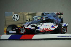 1/43 シューマッハ バーレーン MINICHAMPS HAAS VF-21 Ferrari #9 Schumacher 2021 Bahrain GP ハース フェラーリ VF21 URALKALI uralchem