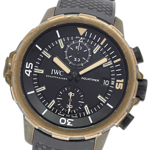 IWC SCHAFFHAUSEN IW379503 アクアタイマー エクスペディション・チャールズ・ダーウィン クロノグラフ 自動巻き メンズ 保証書付き_826620