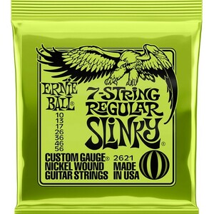 7弦用 ERNIE BALL #2621 7-String Regular Slinky 010-056 アーニーボール エレキギター弦