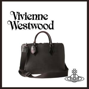 ○★新品 未使用 Vivienne Westwood アドヴァン ビジネスバッグ ネイビー○●