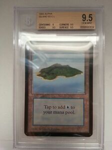 ●MTG● α アルファ 島(英語 BGS 9.5 GEM MINT) その２