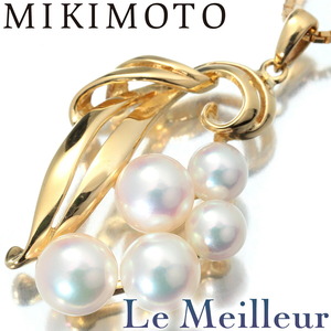 ミキモト ペンダントネックレス アコヤ真珠 6.1mm K18 MIKIMOTO 中古 プレラブド 返品OK