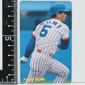 91年 カルビー プロ野球カード No.74【角 富士夫 内野手 ヤクルト スワローズ】平成3年 1991年 当時物 Calbeeおまけ食玩BASEBALL【中古】