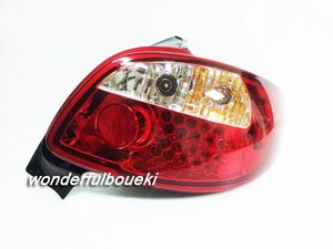 プジョー・206（Peugeot 206 ） LEDテールランプ レッド/クリア 新品 左右セット