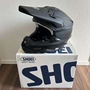 即決★中古★SHOEI★VFX-W★ブラック★L★59★ヘルメット★マットブラック★オフロード★ショウエイ★モトクロス★ゴーグル★送料着払い