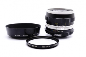 ★美品★ Nikon NIKKOR-S Auto 35mm F2.8 Lens ニコン レンズ 完動 キレイ ☆希少付属品☆ ◆946