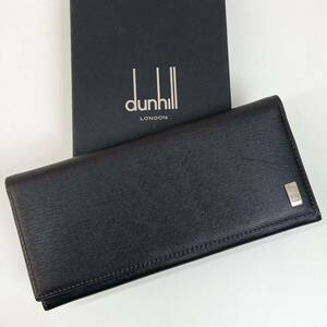 【新品未使用】 dunhill ダンヒル 長財布 レザー ウォレット ブラック a650